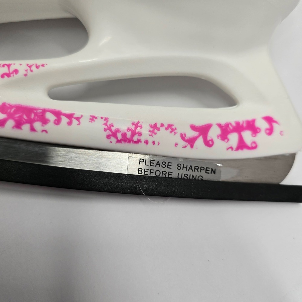 Bladerunner Micro Ice Skates Adjustable Girls White Pink Size 5-8 - Picture 6 of 16